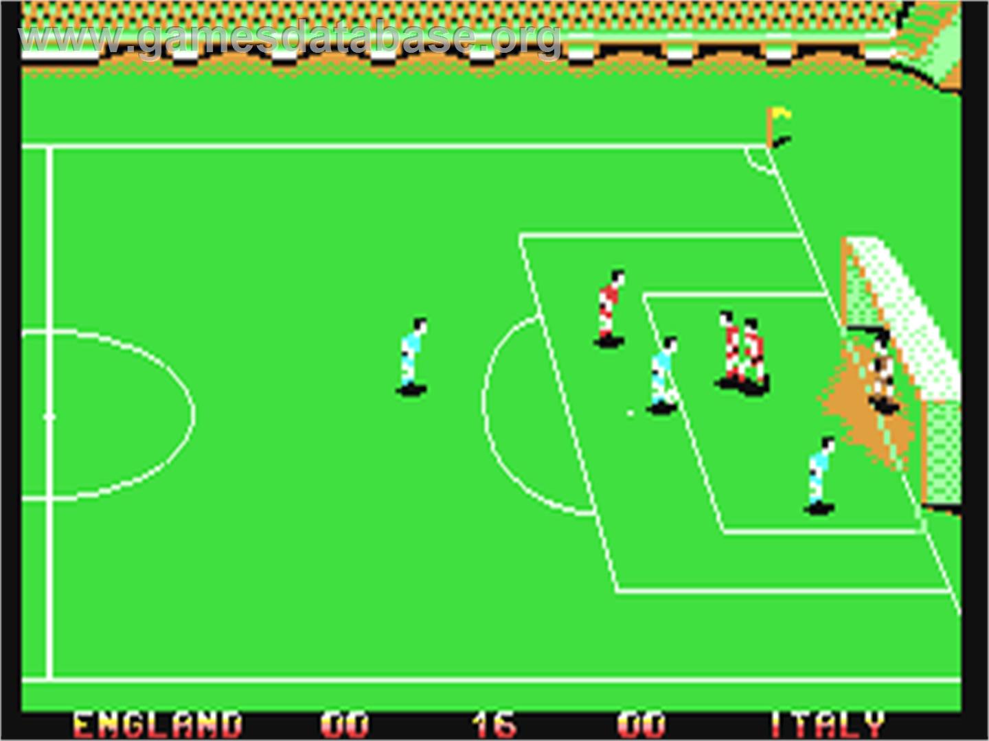 Italy '90 Soccer - Commodore 64 - Artwork - In Game