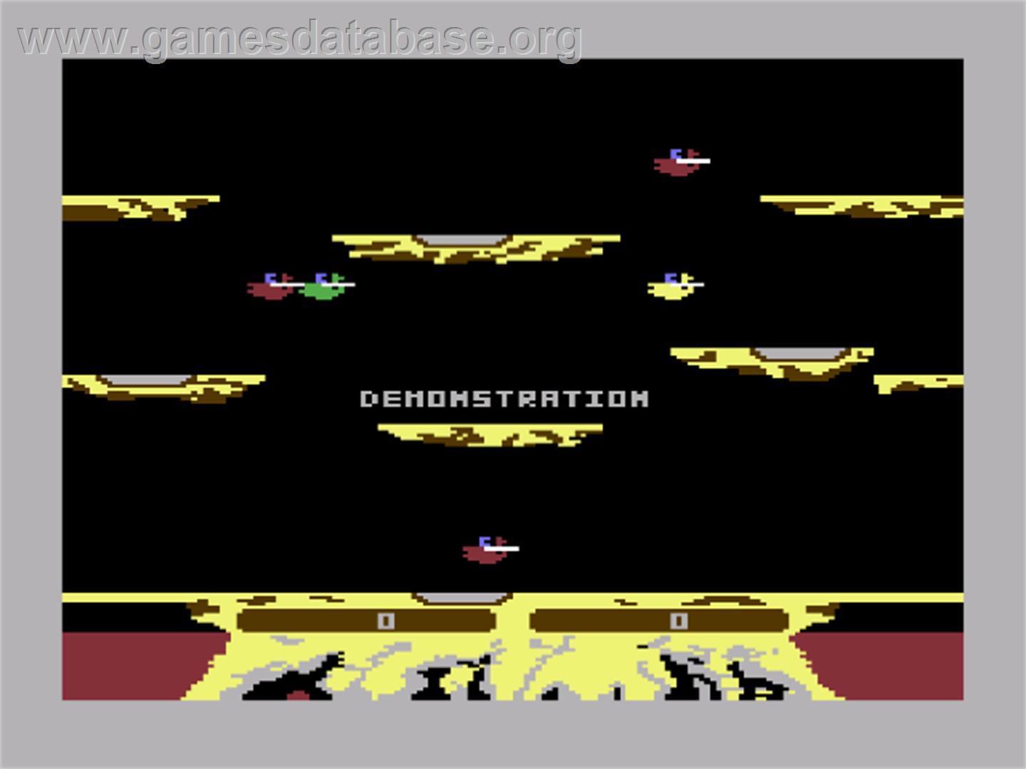 Joust (Atarisoft) - Commodore 64 - Artwork - In Game