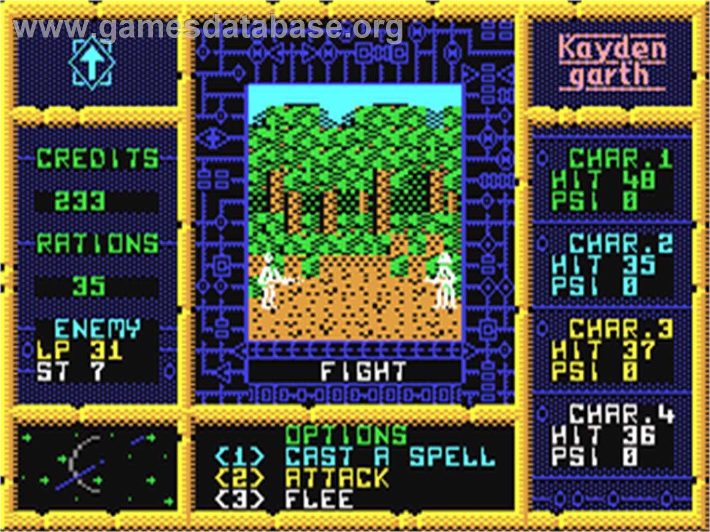 Kayden Garth - Commodore 64 - Artwork - In Game