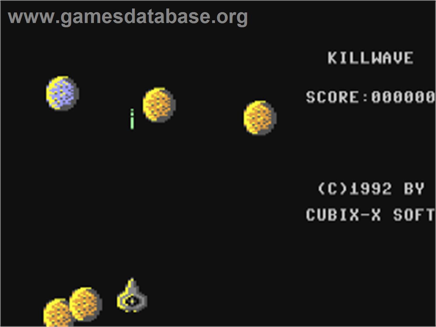 Killwave - Commodore 64 - Artwork - In Game