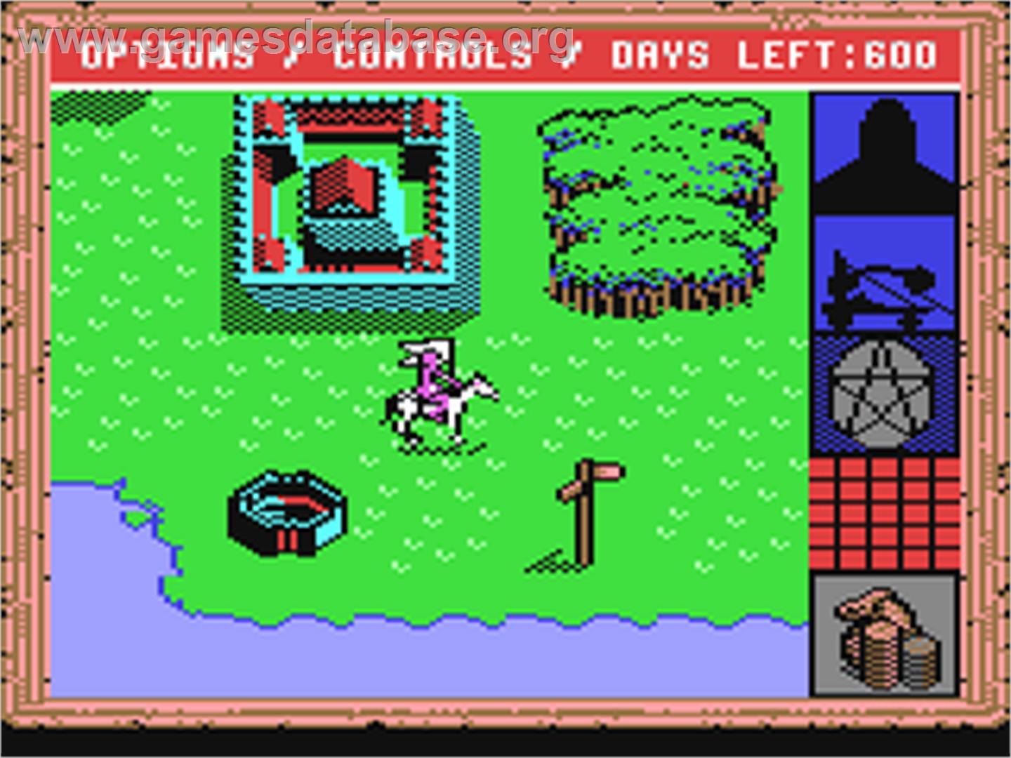 King's Bounty - Commodore 64 - Artwork - In Game