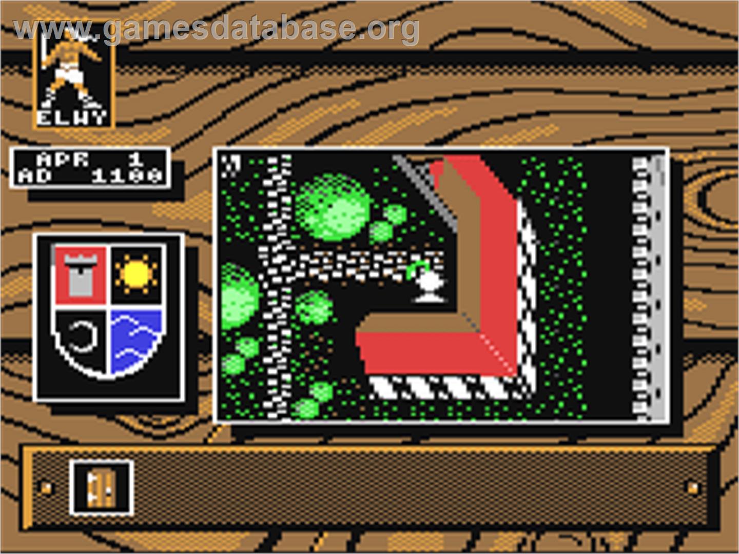 Knights of Legend - Commodore 64 - Artwork - In Game