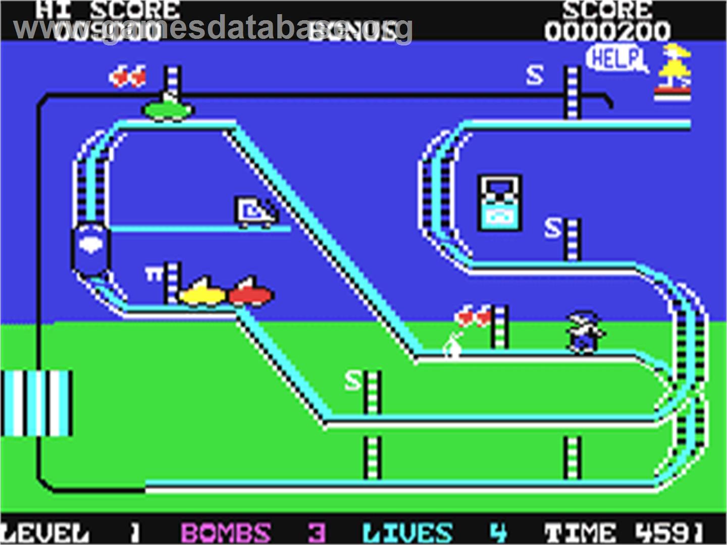 Kong Strikes Back - Commodore 64 - Artwork - In Game