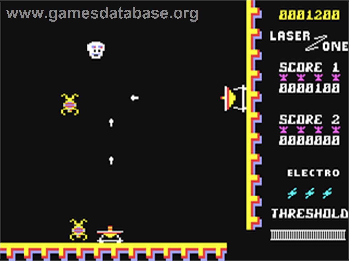Laser Zone - Commodore 64 - Artwork - In Game