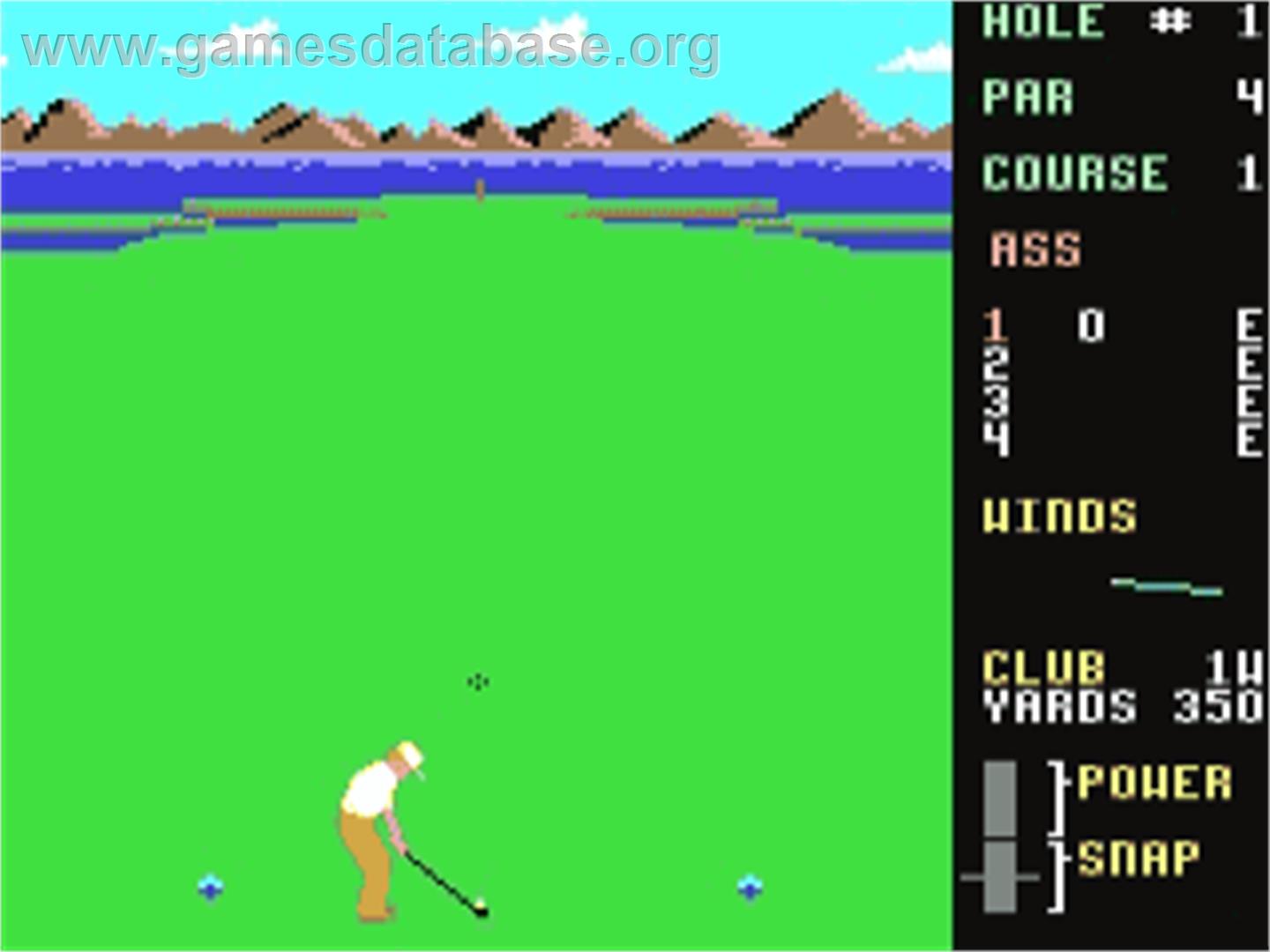 Leader Board - Commodore 64 - Artwork - In Game
