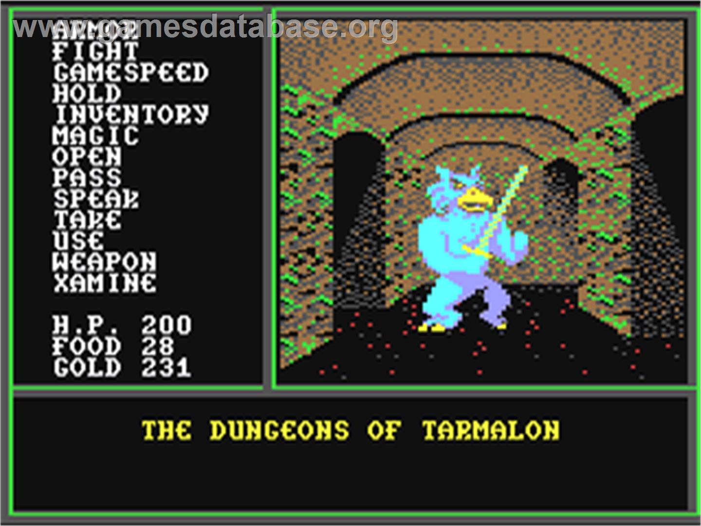 Legacy of the Ancients - Commodore 64 - Artwork - In Game