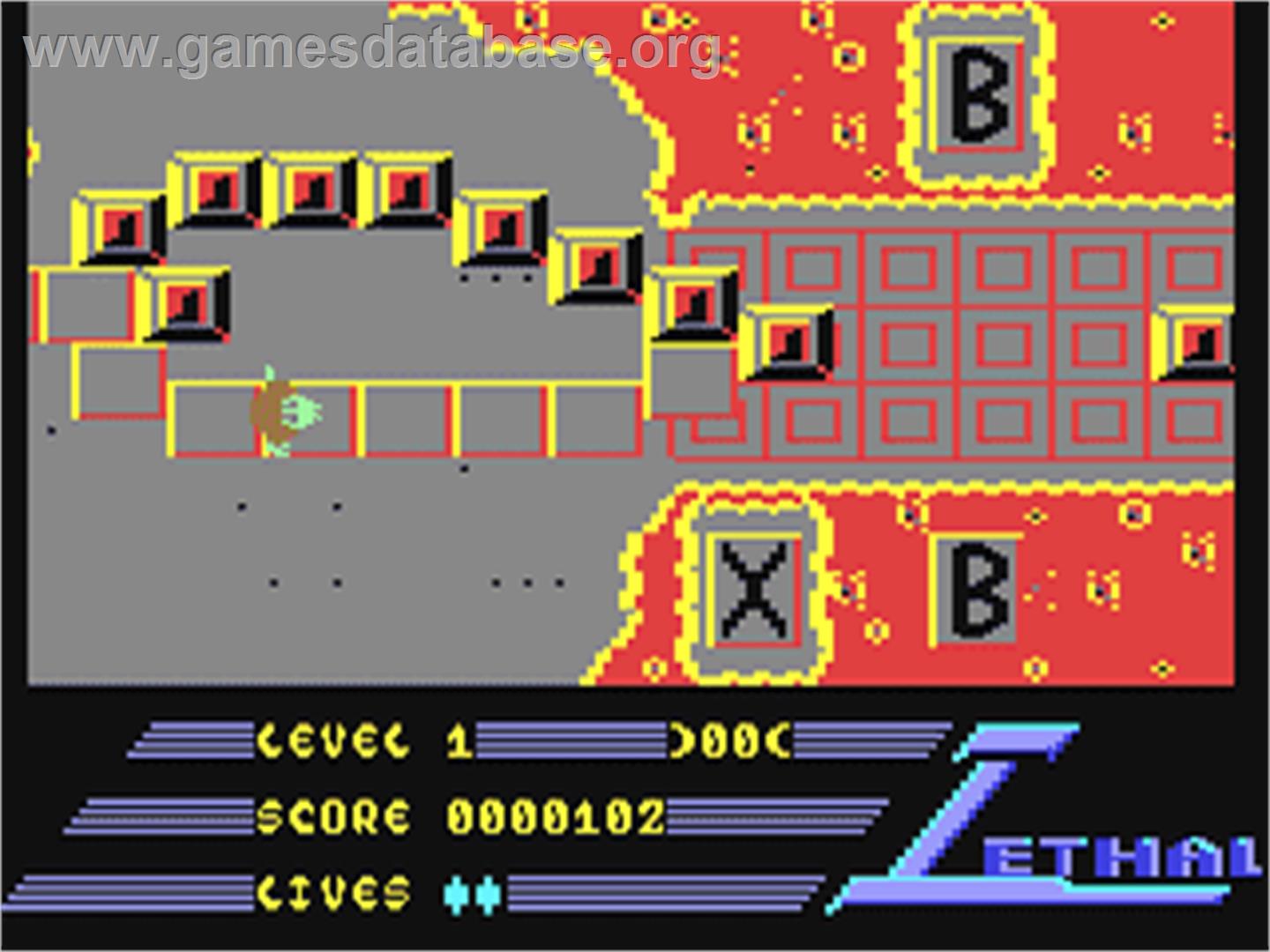 Lethal - Commodore 64 - Artwork - In Game