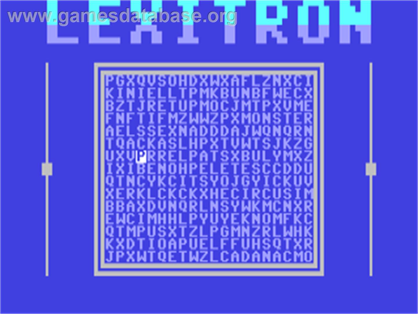 Lexitron - Commodore 64 - Artwork - In Game