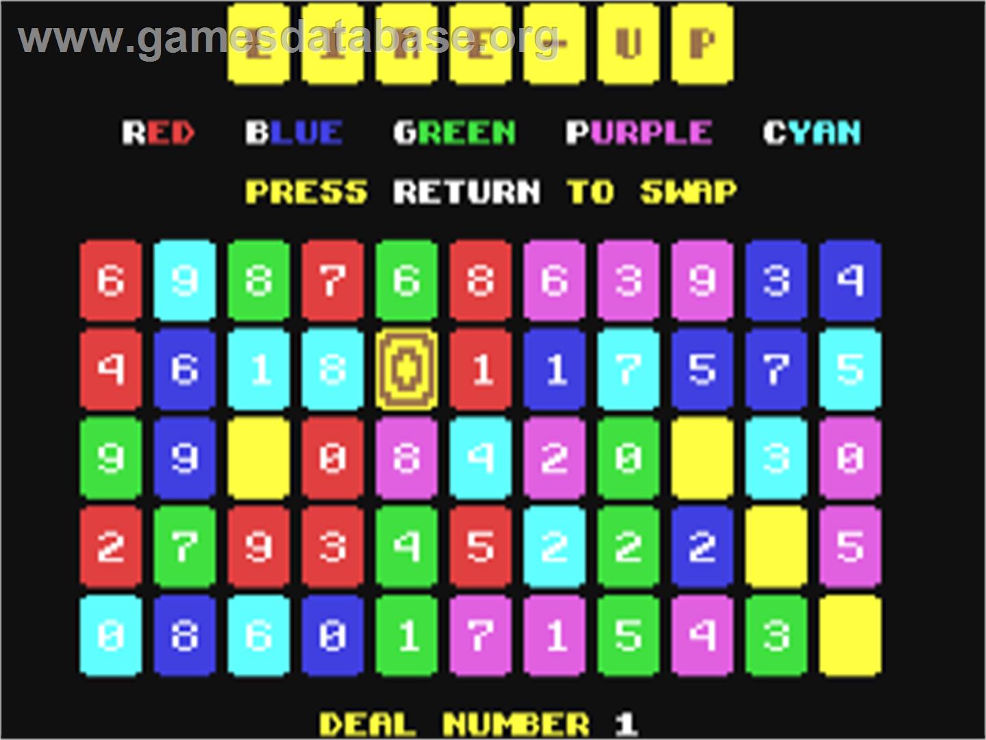 Line-up - Commodore 64 - Artwork - In Game