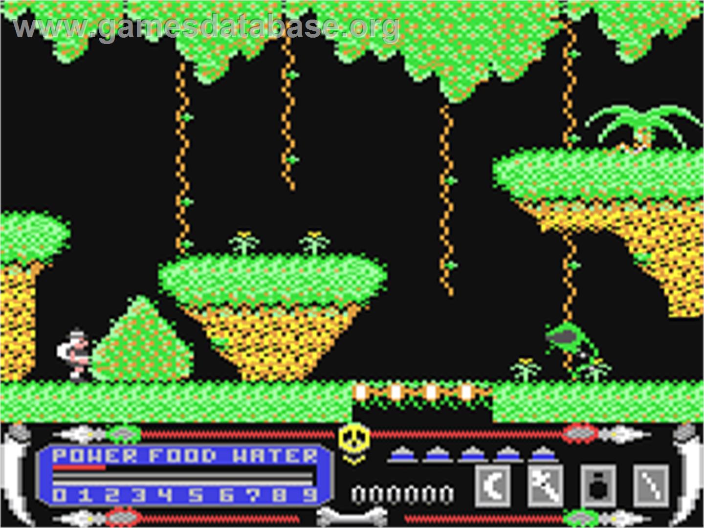 Livingstone, I Presume? - Commodore 64 - Artwork - In Game