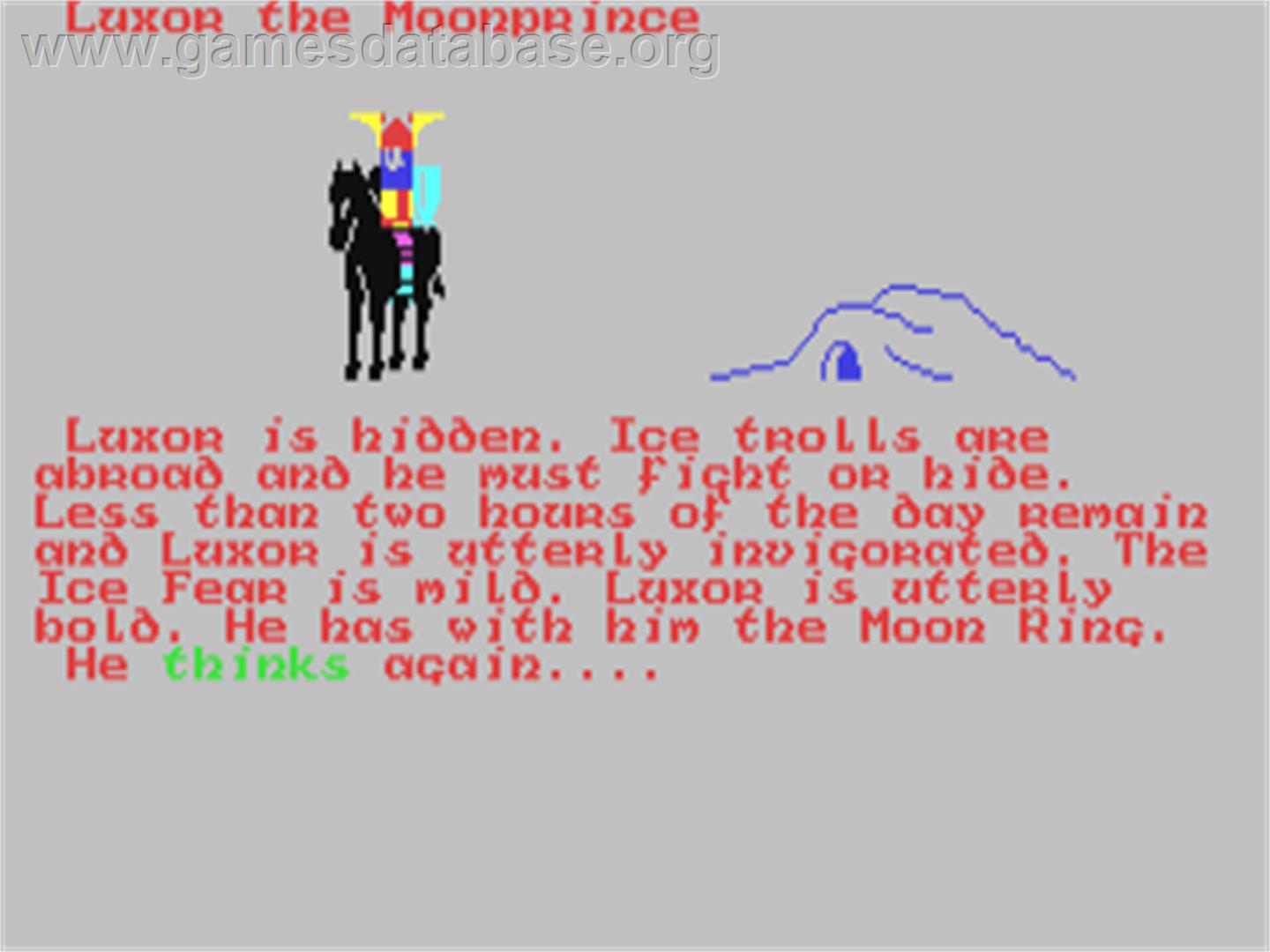 Lords Of Midnight - Commodore 64 - Artwork - In Game