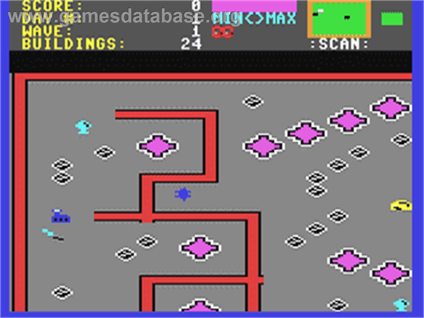 Lunar Outpost - Commodore 64 - Artwork - In Game