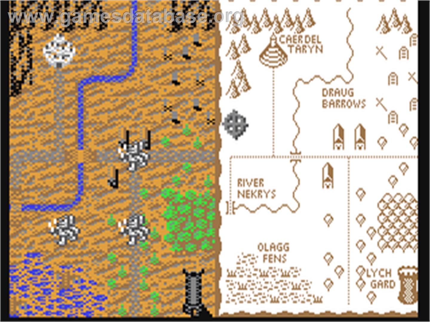 Magess Of Midgard - Commodore 64 - Artwork - In Game