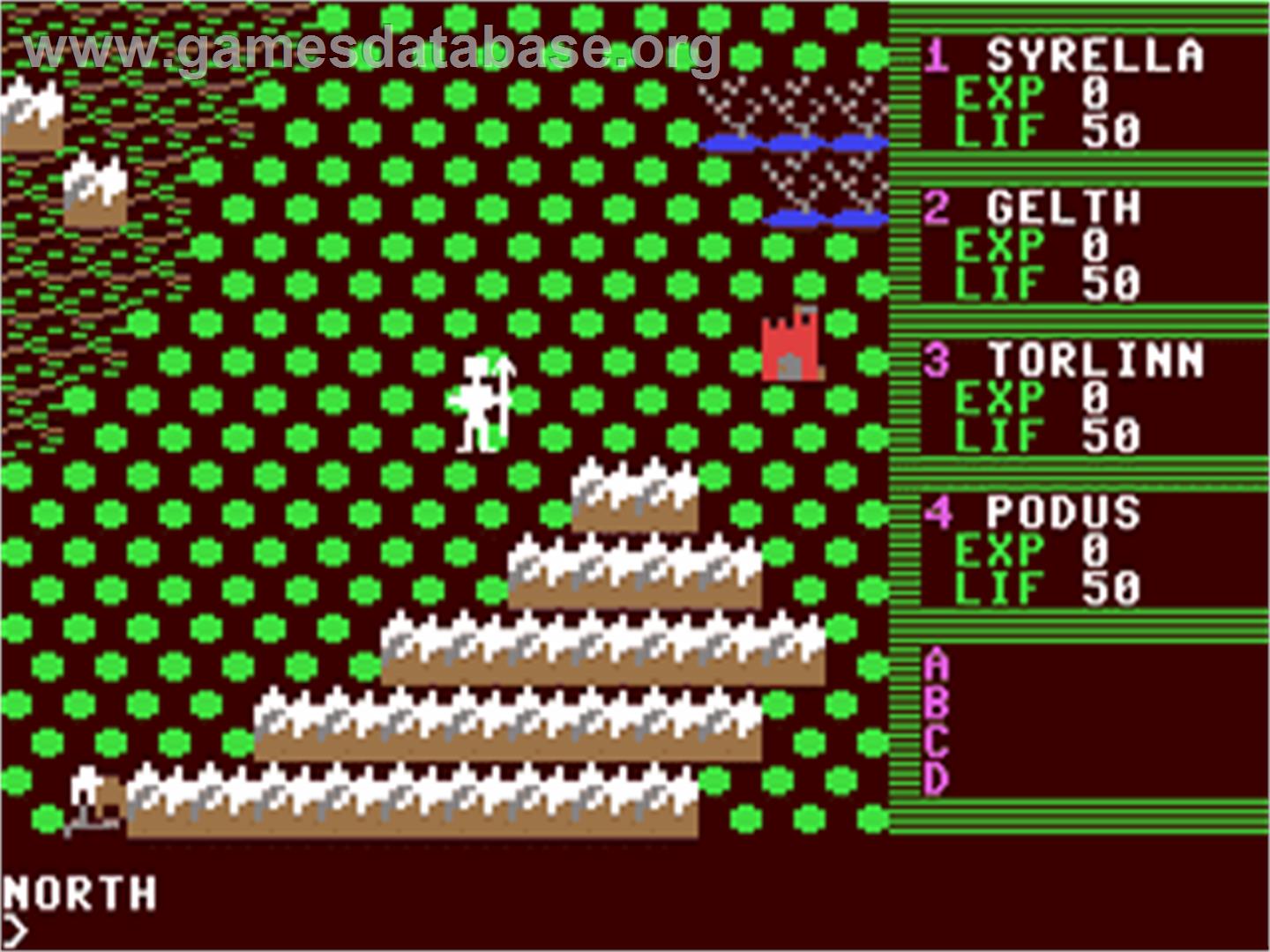 Mandragore - Commodore 64 - Artwork - In Game
