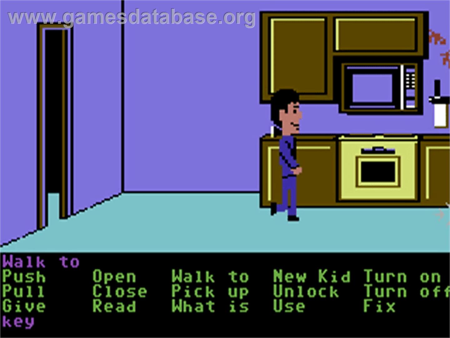 Maniac Mansion - Commodore 64 - Artwork - In Game