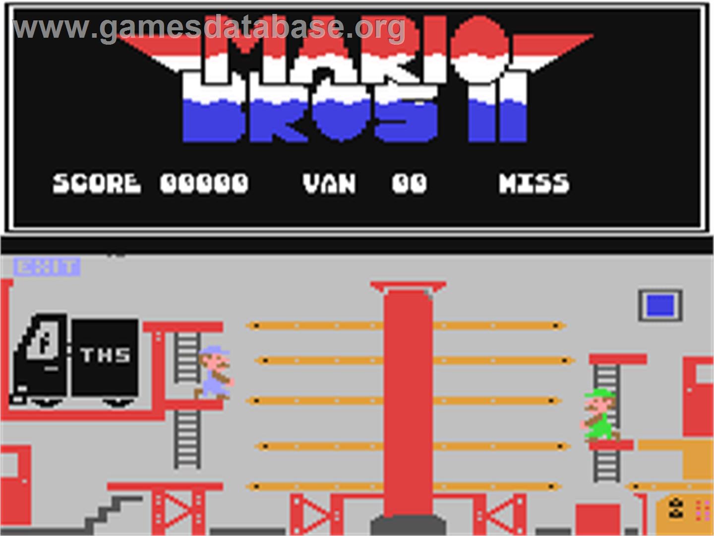 Mario Bros 2 - Commodore 64 - Artwork - In Game