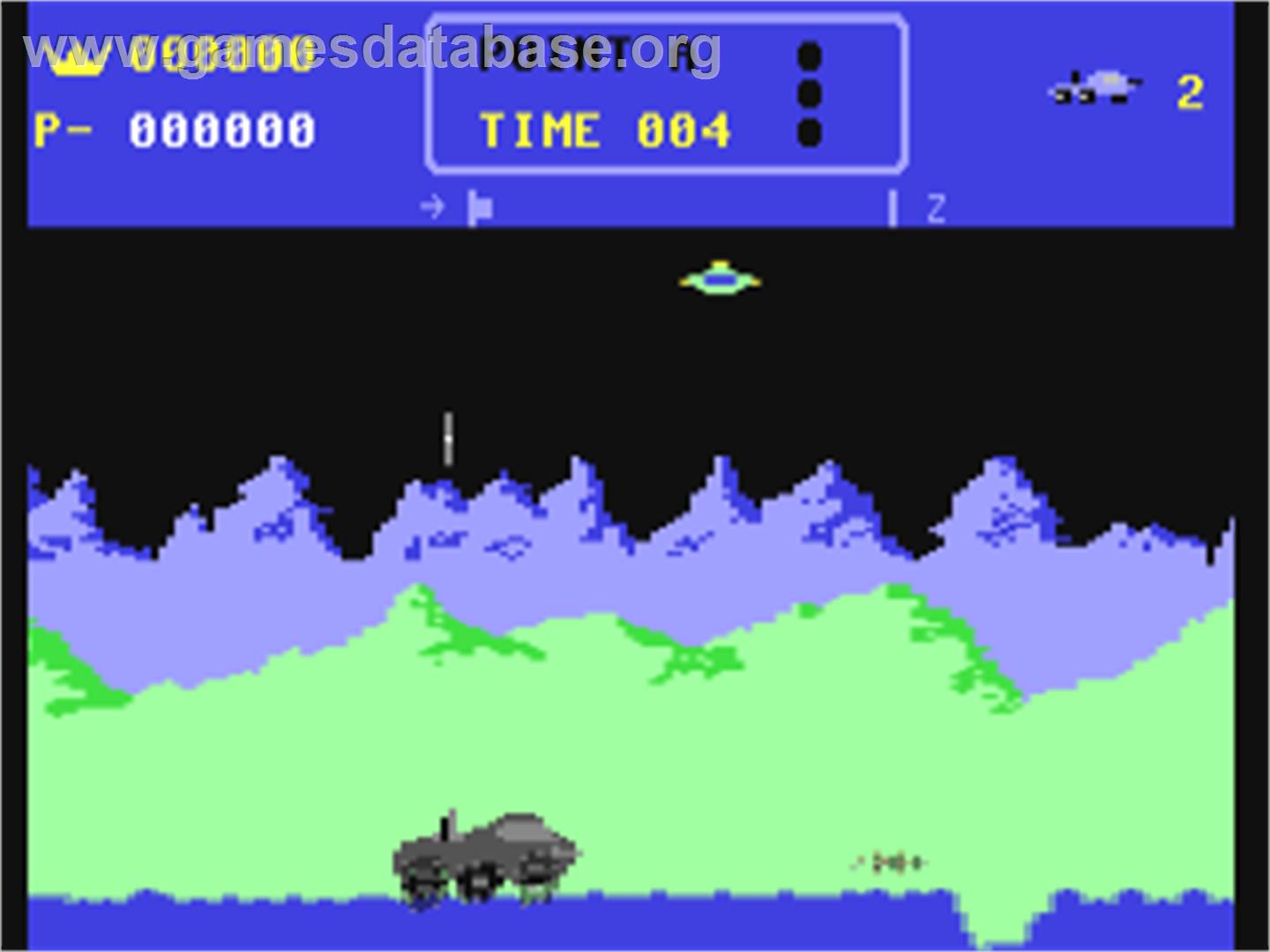 Mars Patrol - Commodore 64 - Artwork - In Game