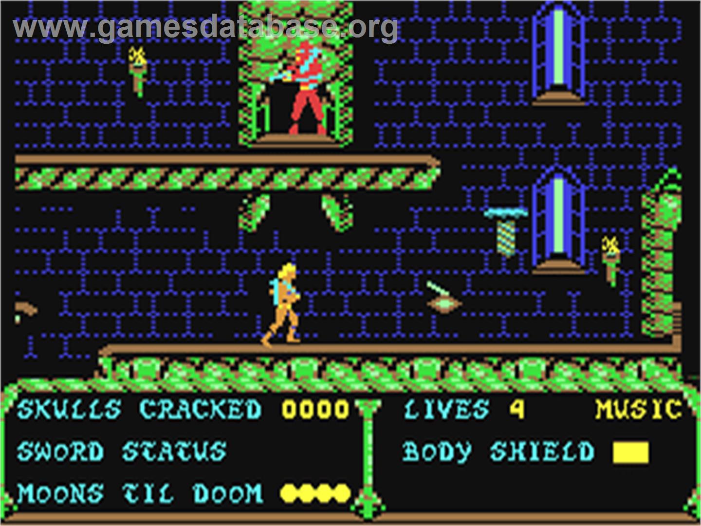 Masters of the Universe: The Arcade Game - Commodore 64 - Artwork - In Game