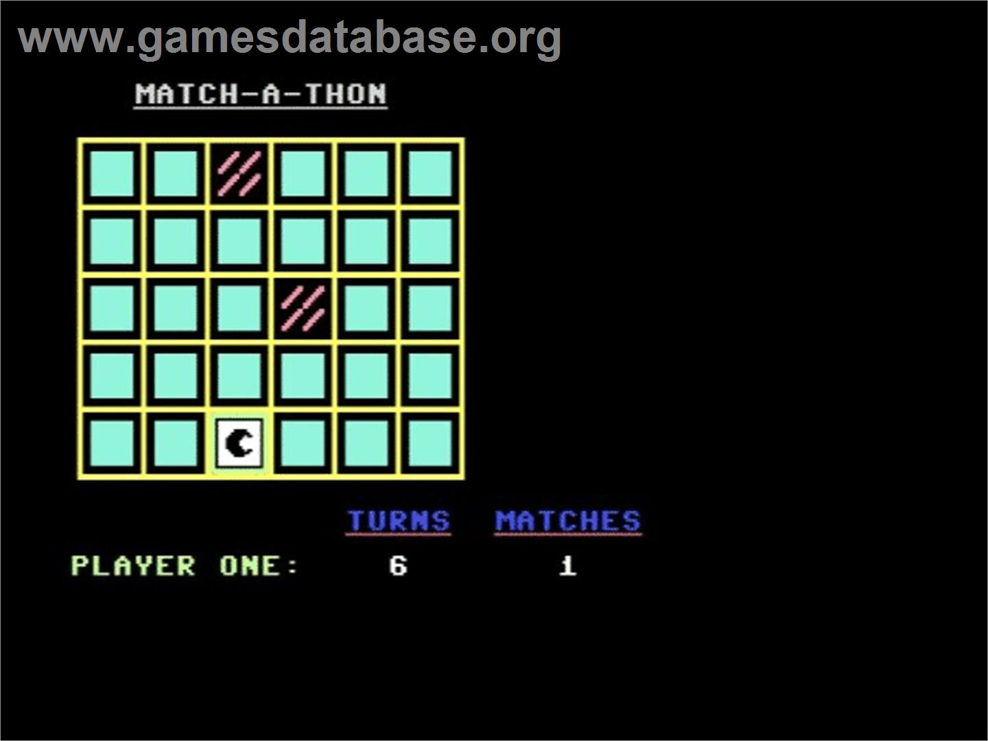 Match-a-thon - Commodore 64 - Artwork - In Game