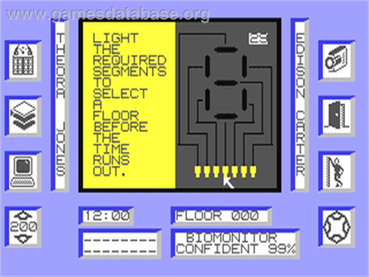 Max Headroom - Commodore 64 - Artwork - In Game