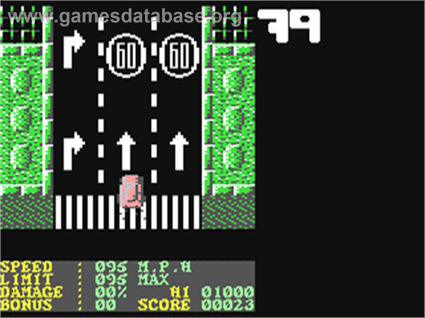 Mean Car - Commodore 64 - Artwork - In Game