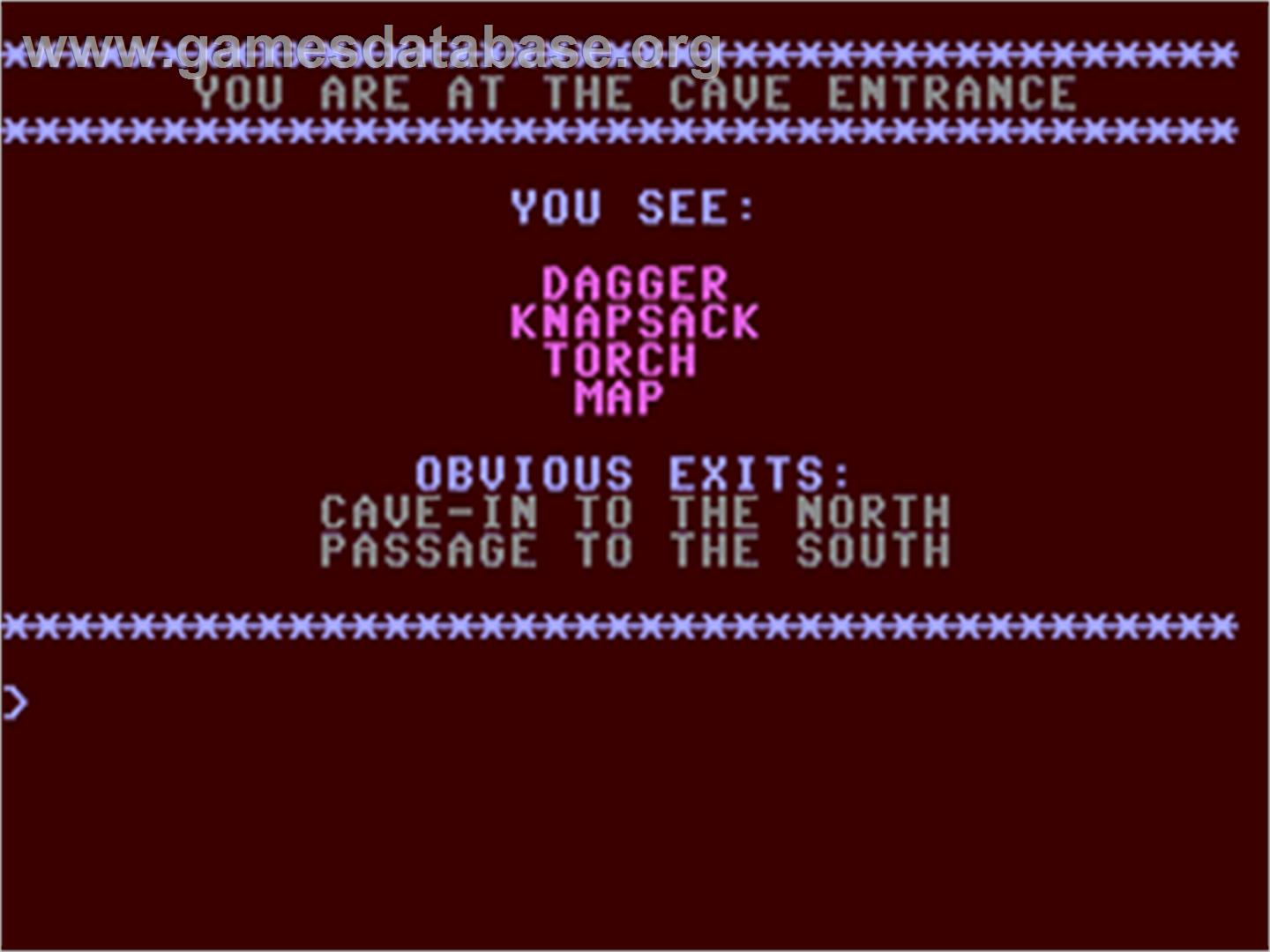 Medusa's Cave - Commodore 64 - Artwork - In Game