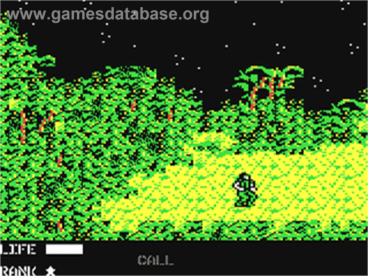 Metal Gear - Commodore 64 - Artwork - In Game