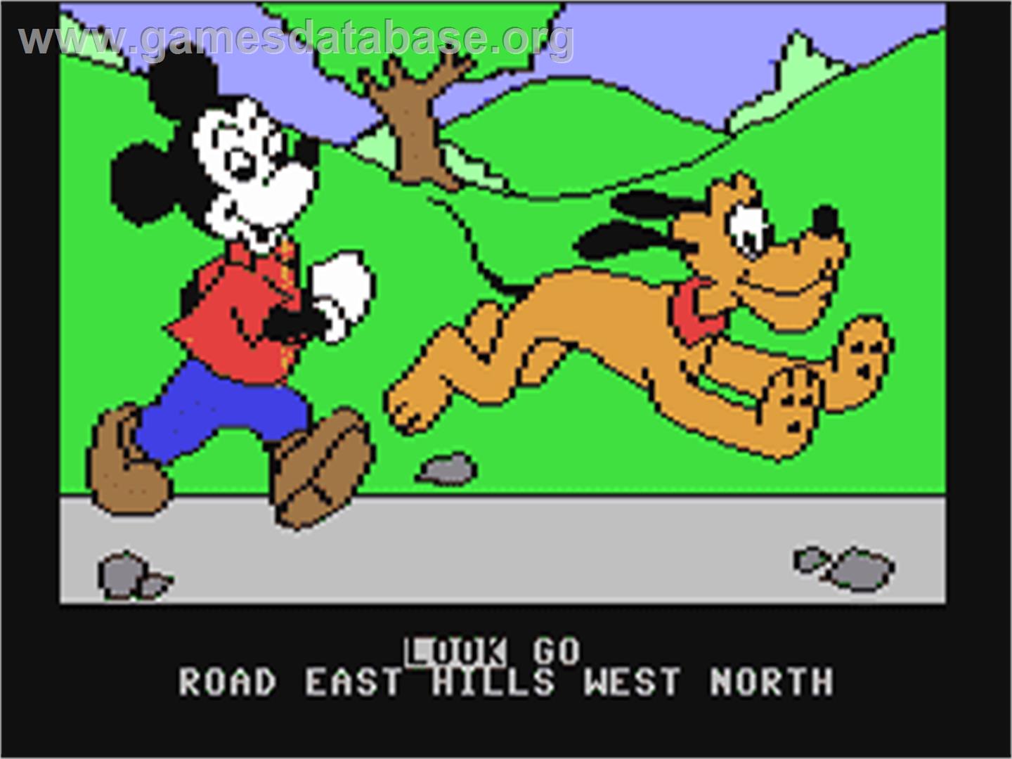 Mickey's Space Adventure - Commodore 64 - Artwork - In Game