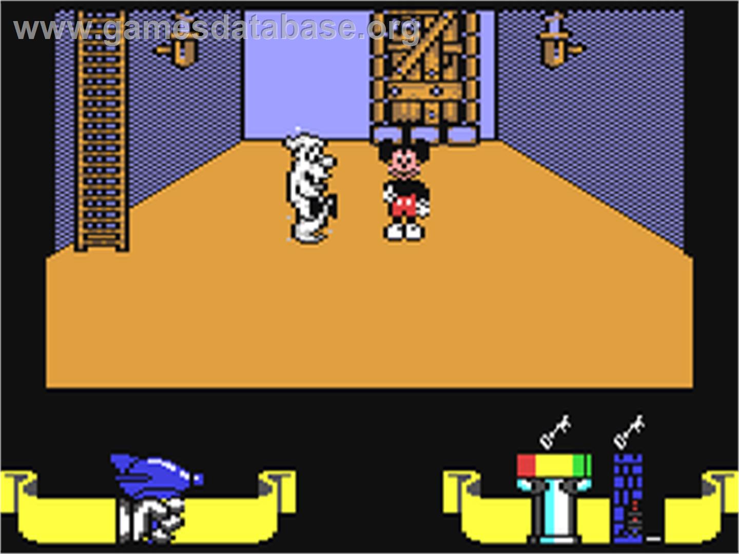 Mickey Mouse: The Computer Game - Commodore 64 - Artwork - In Game
