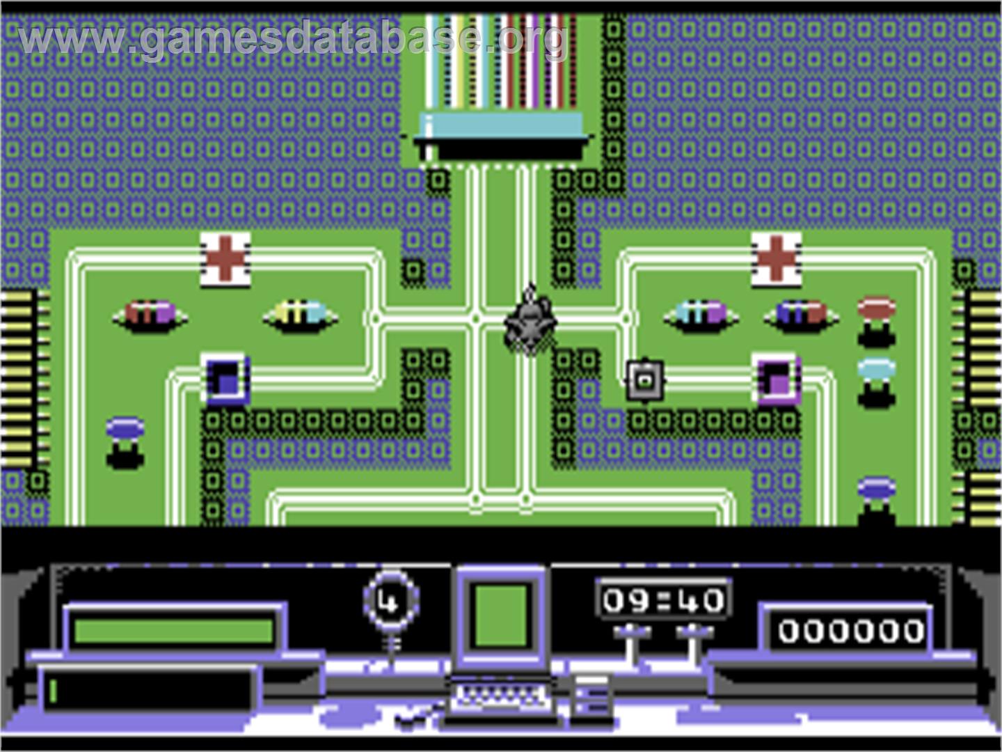 Micro Mouse - Commodore 64 - Artwork - In Game