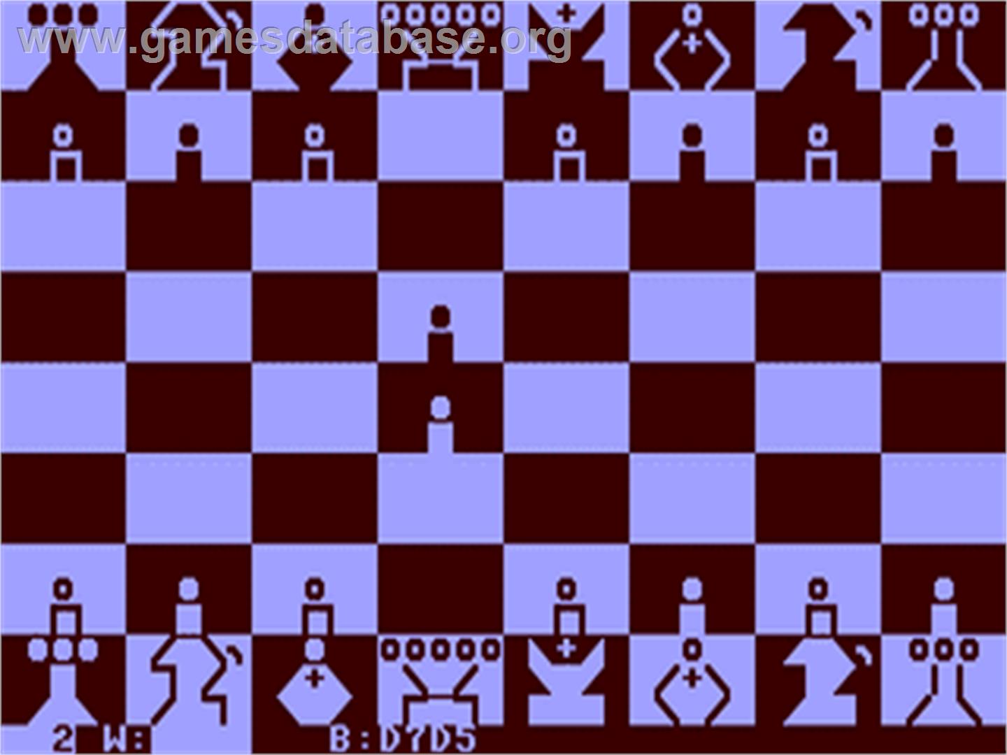 Microchess #3 - Commodore 64 - Artwork - In Game