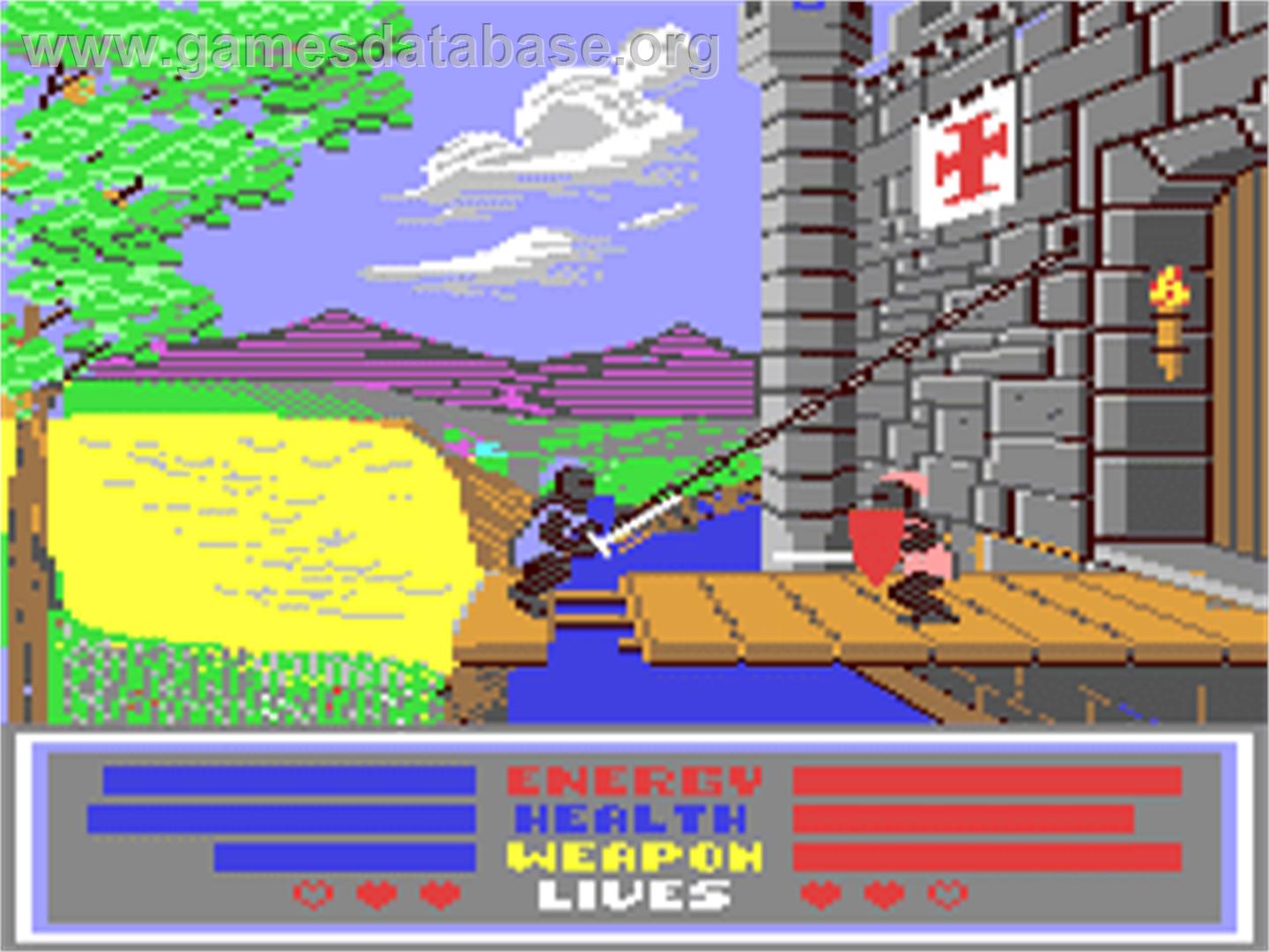 Millenium Warriors - Commodore 64 - Artwork - In Game