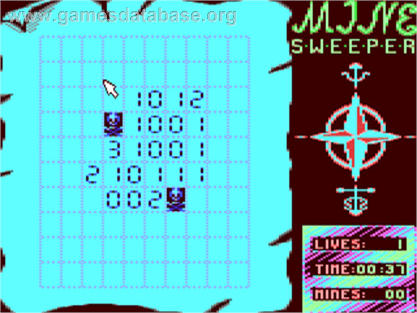 Mine Sweeper (Nathan Butcher) - Commodore 64 - Artwork - In Game
