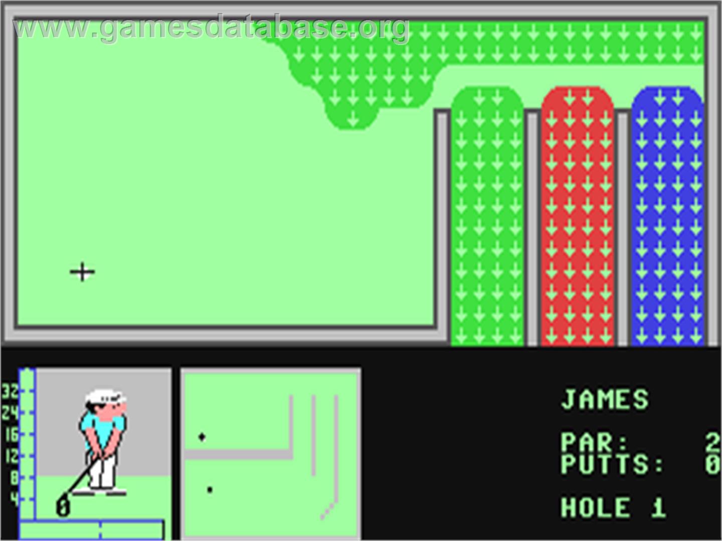 Mini-Putt - Commodore 64 - Artwork - In Game