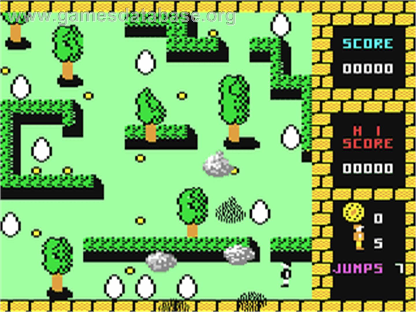 Mission Egg - Commodore 64 - Artwork - In Game