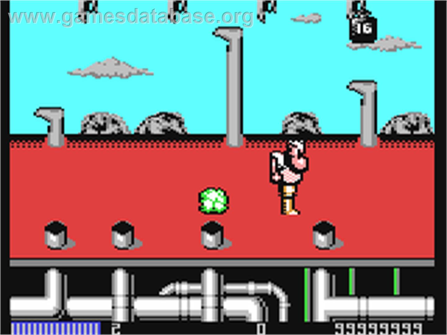 Monty Python's Flying Circus - Commodore 64 - Artwork - In Game