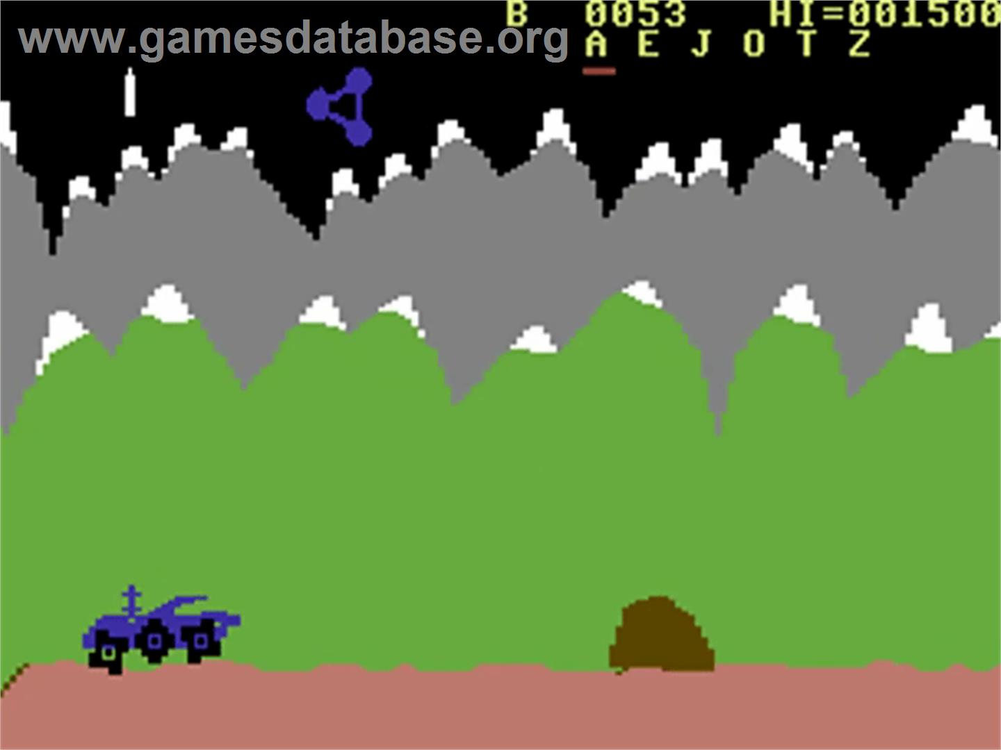 Moon Patrol - Commodore 64 - Artwork - In Game