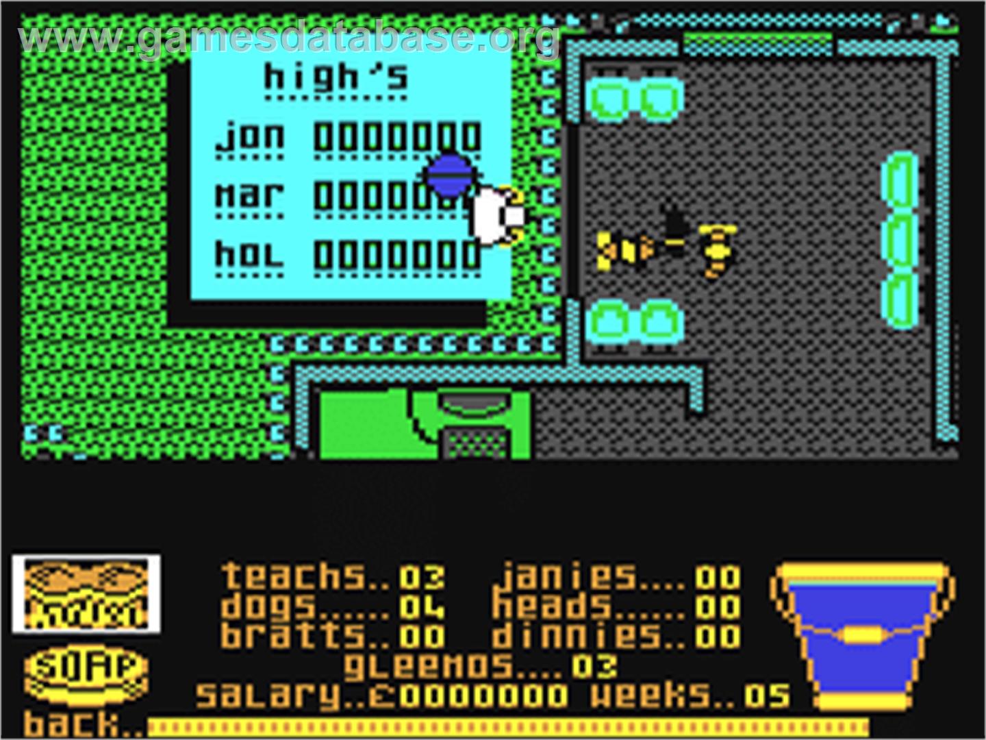 Mopper - Commodore 64 - Artwork - In Game