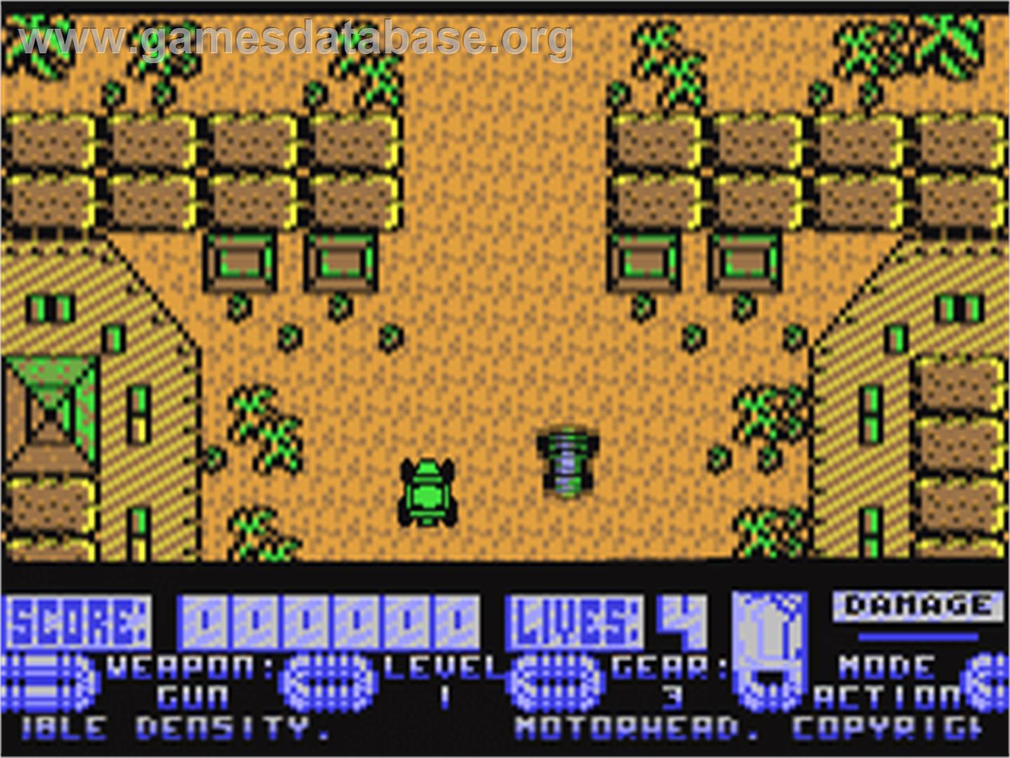 Motorhead - Commodore 64 - Artwork - In Game