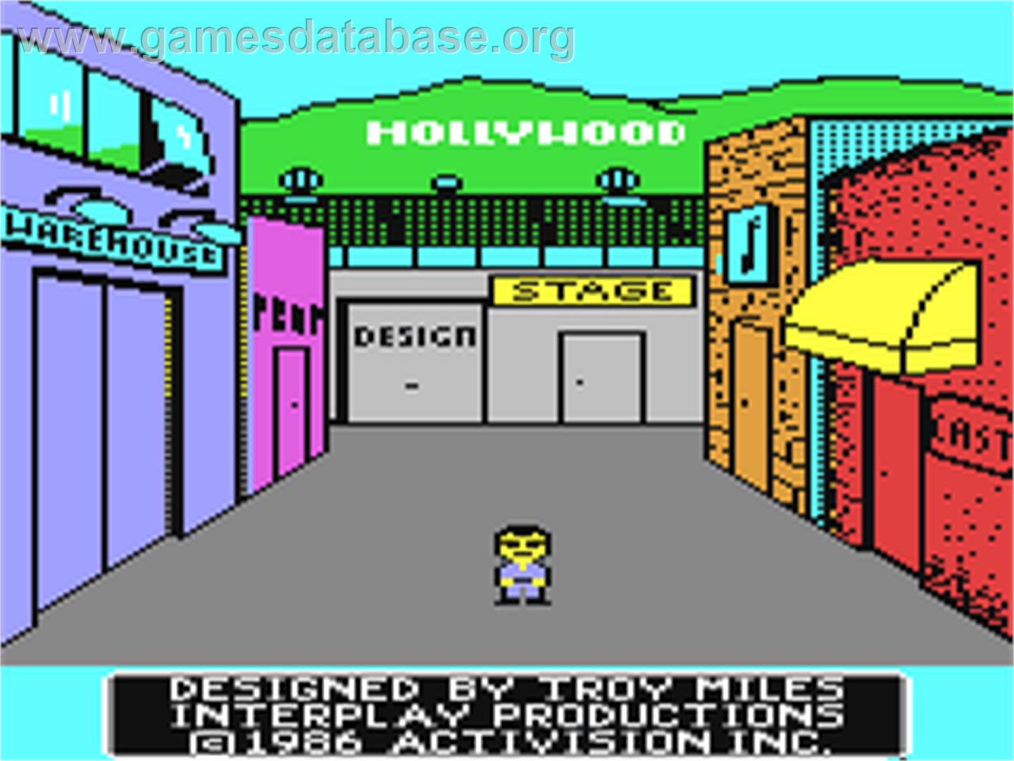 Movie Studio - Commodore 64 - Artwork - In Game