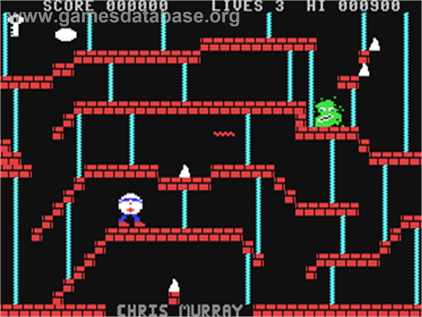 Mr. Egghead - Commodore 64 - Artwork - In Game