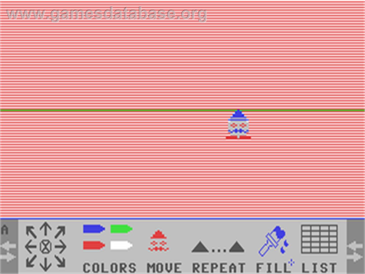 Mr. Pixel's Programming Paint Set - Commodore 64 - Artwork - In Game