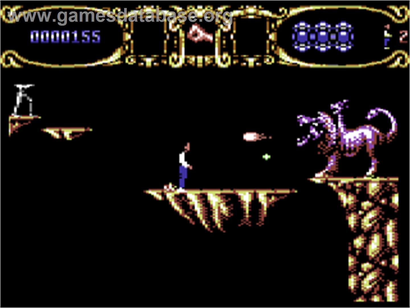 Myth - History in the Making - Commodore 64 - Artwork - In Game