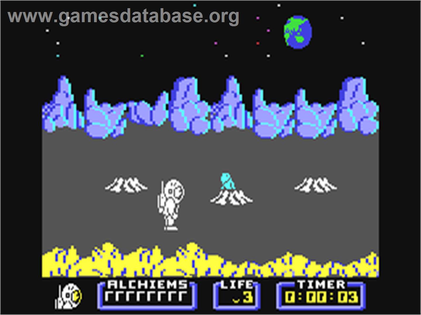 Nodes of Yesod - Commodore 64 - Artwork - In Game