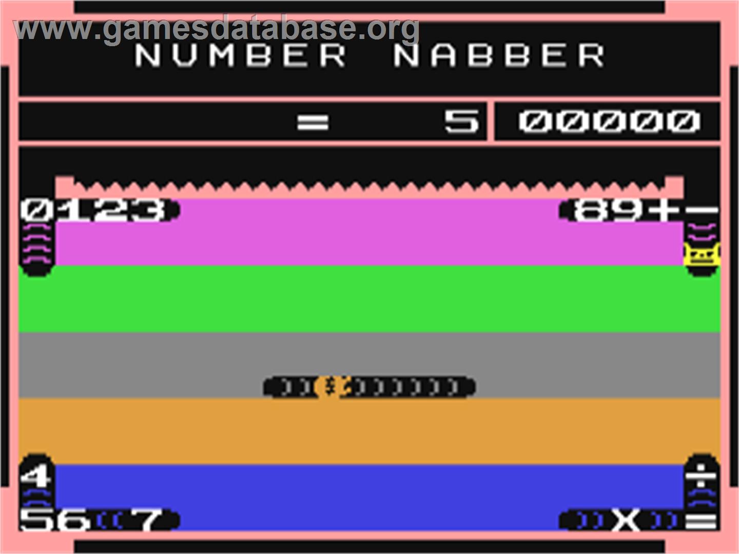 Number Nabber Shape Grabber - Commodore 64 - Artwork - In Game