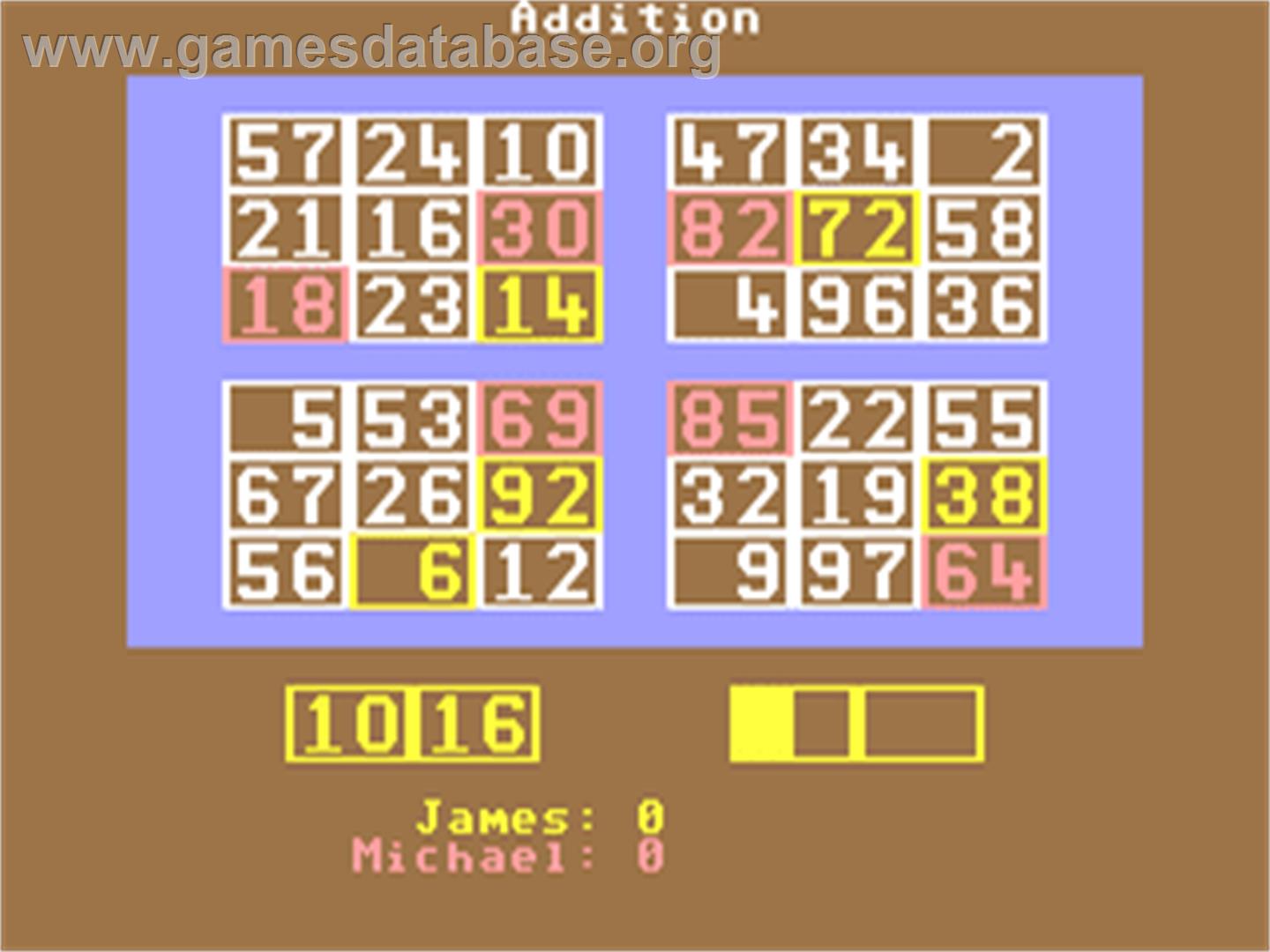 Number Puzzler - Commodore 64 - Artwork - In Game