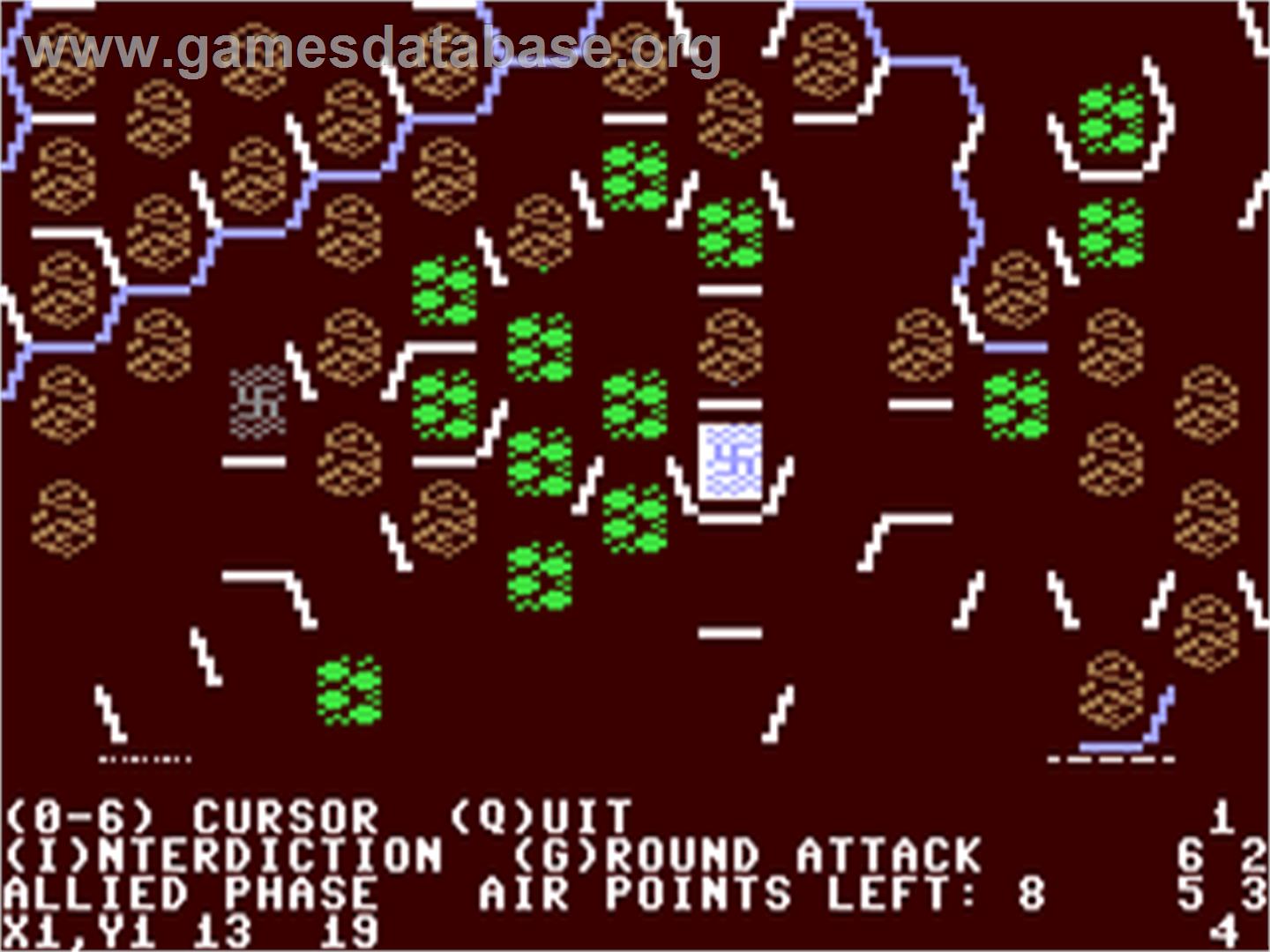 Operation Market Garden: Drive on Arnhem, September 1944 - Commodore 64 - Artwork - In Game