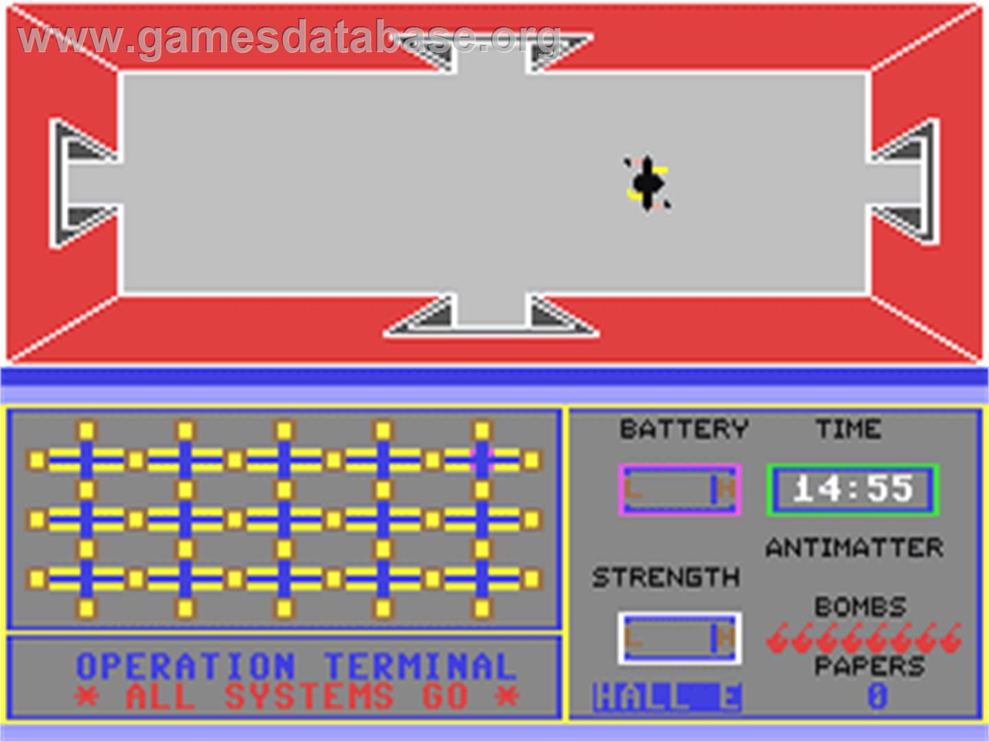 Operation Terminal - Commodore 64 - Artwork - In Game