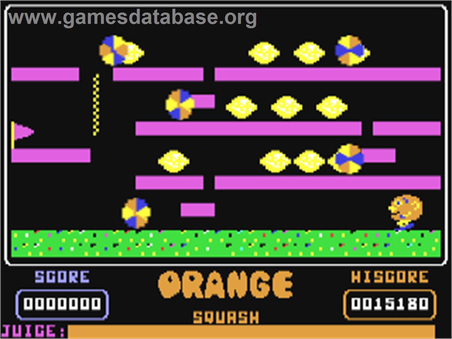 Orange Squash - Commodore 64 - Artwork - In Game