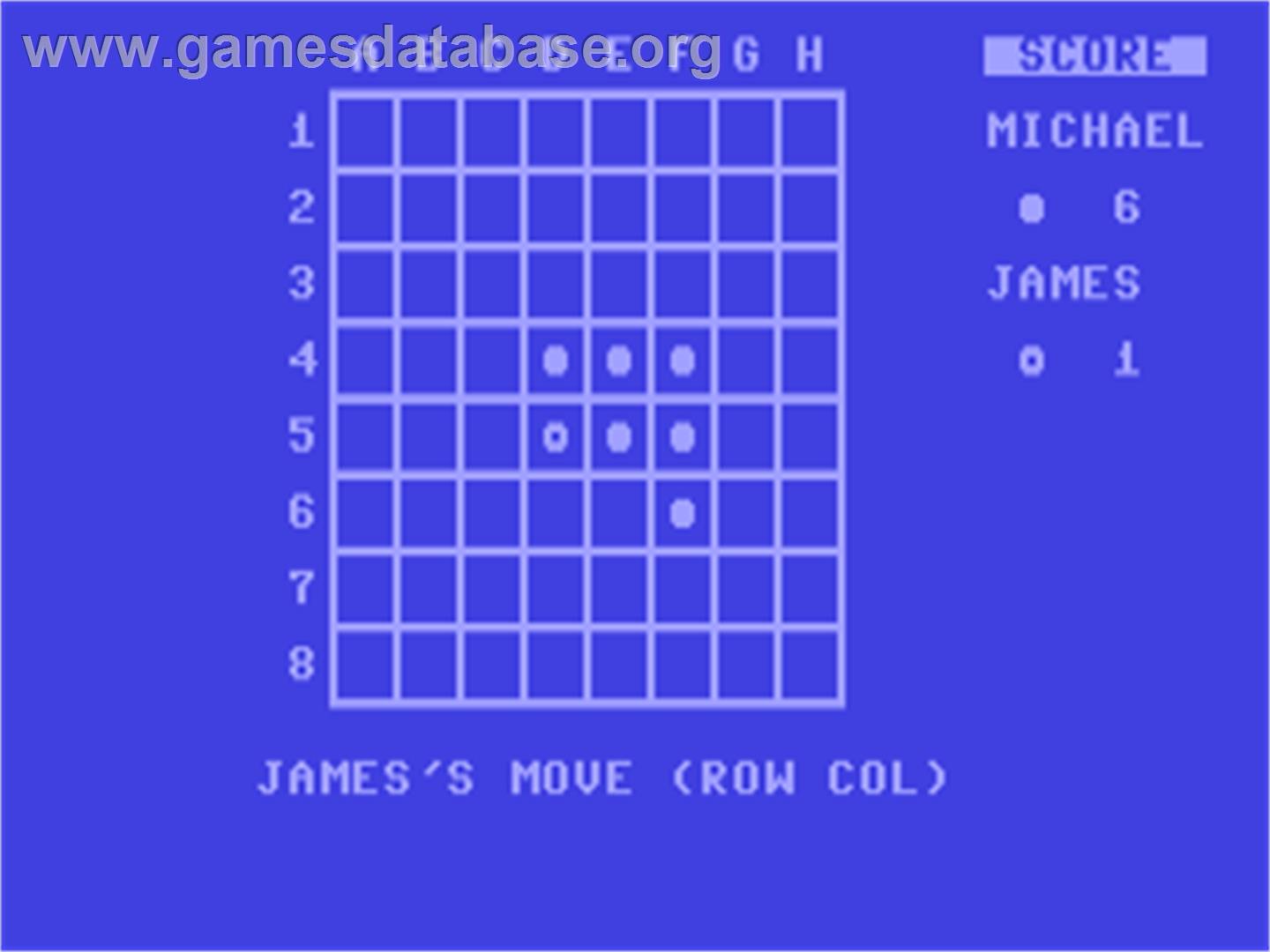 Othello (Modern Designs) - Commodore 64 - Artwork - In Game